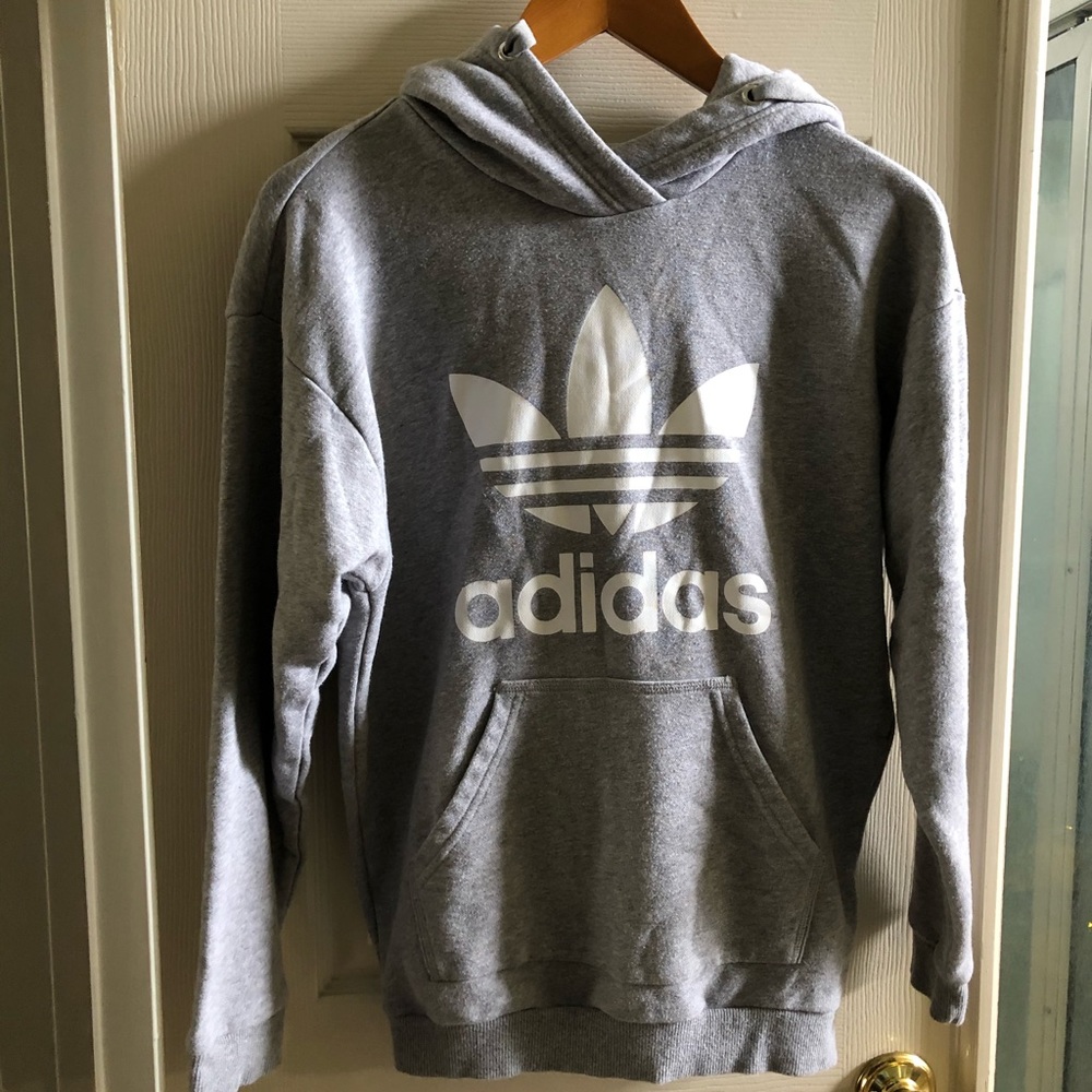 Adidas gray hoodie